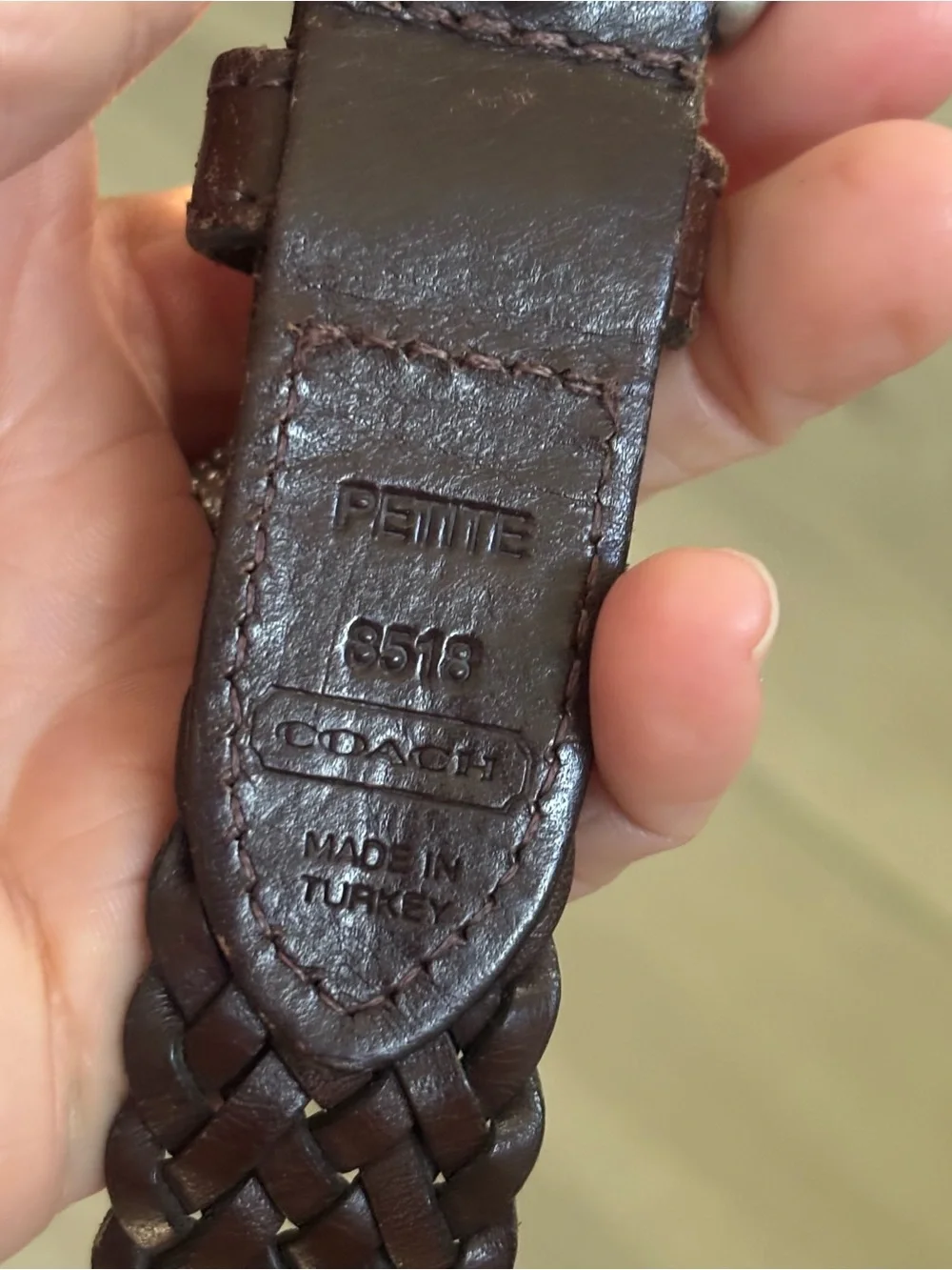 Coach | Accessories | Vintage Coach Braided Leather Belt  display picture 2